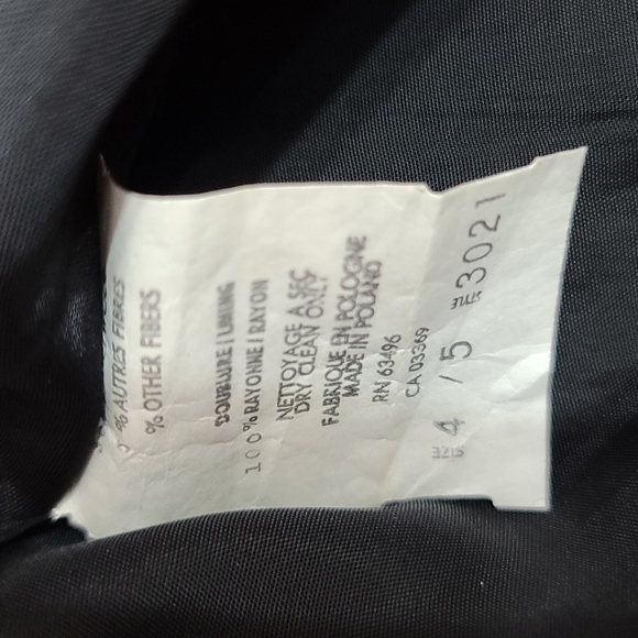 Charcoal grey blazer, vintage - Picture 11 of 12